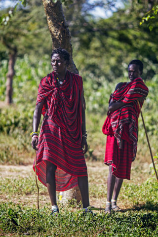 Maasai warriors by Aiste Ri